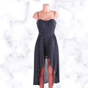 High Low Polka Dot Dress